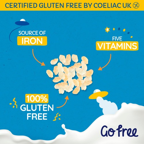 Nestle Go Free Gluten Free Rice Pops Cereal 350g thumbnail 4