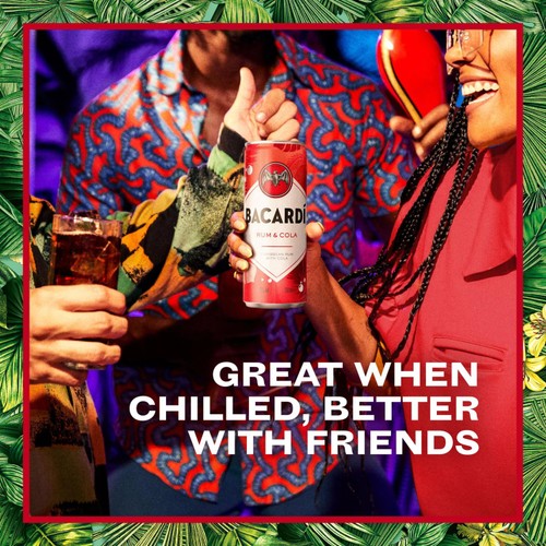 Bacardi Rum and Cola Premix Rum Cocktail thumbnail 3