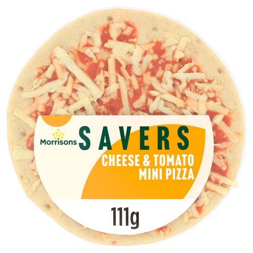 Morrisons Savers Cheese & Tomato Mini Pizza 111g thumbnail 2