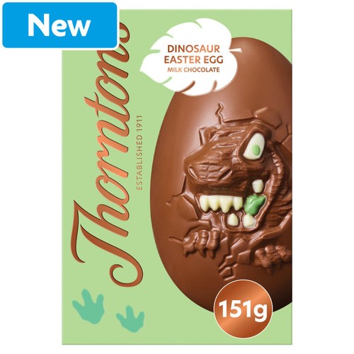 Thorntons Dinosaur Milk Chocolate Easter Egg 151g
