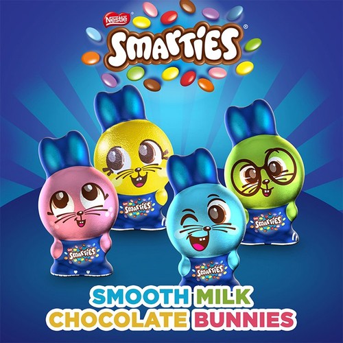 Smarties Milk Chocolate Hollow Easter Bunny Figure 94g thumbnail 4