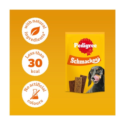 Pedigree Schmackos Adult Dog Treats Meaty Multi Mix 20 Strips thumbnail 4