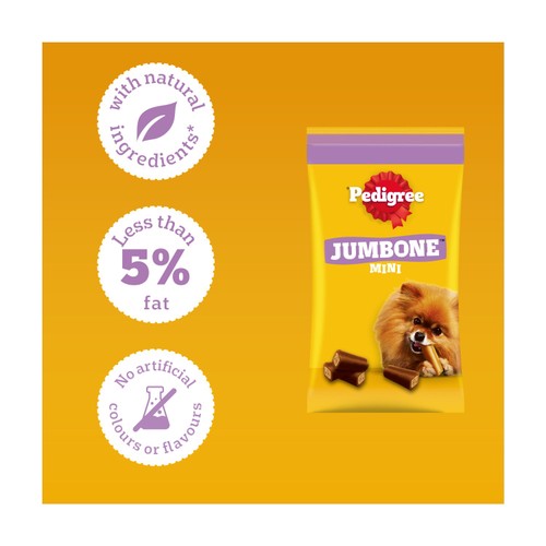 Pedigree Jumbone Mini Adult Small Dog Treats Chicken & Lamb 4 Chews thumbnail 3