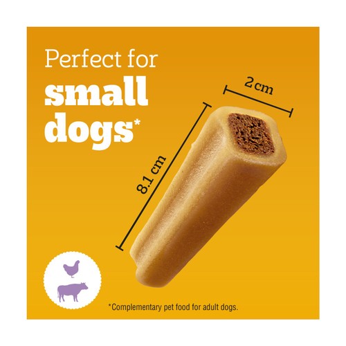 Pedigree Jumbone Mini Adult Small Dog Treats Beef & Poultry 4 Chews thumbnail 3