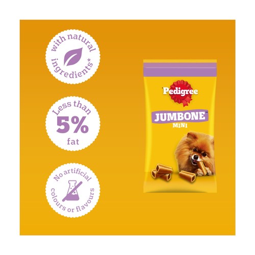 Pedigree Jumbone Mini Adult Small Dog Treats Beef & Poultry 4 Chews thumbnail 5