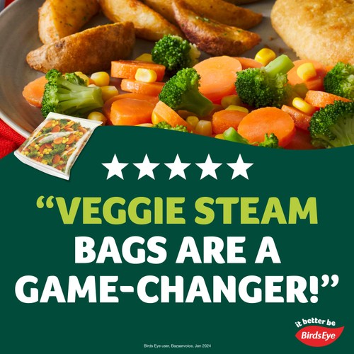 Birds Eye Steamfresh 4 Family Favourite Mix Steam Bags 540g thumbnail 3