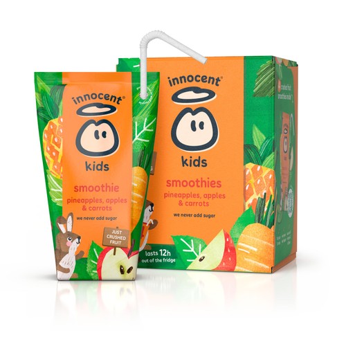 Innocent Smoothies Kids Pineapples, Apples & Carrots thumbnail 3