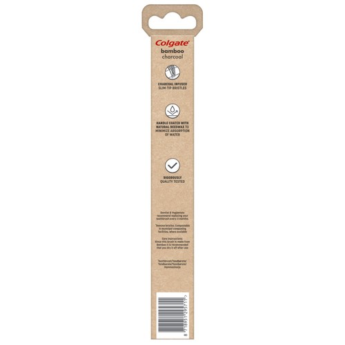Colgate Bamboo Charcoal Soft Toothbrush thumbnail 2