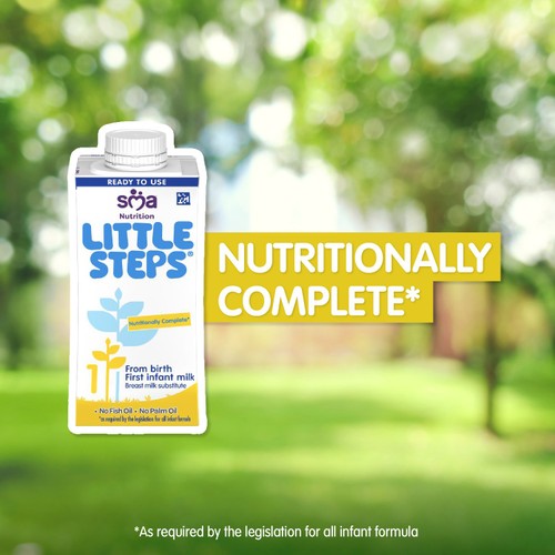 LITTLE STEPS First Infant Baby Milk From Birth Ready-To-Use Milk 200ml thumbnail 4
