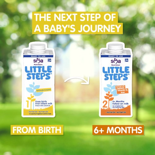LITTLE STEPS First Infant Baby Milk From Birth Ready-To-Use Milk 200ml thumbnail 5