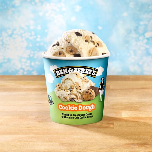 Ben & Jerry's Cookie Dough Vanilla Ice Cream Tub 465ml thumbnail 4