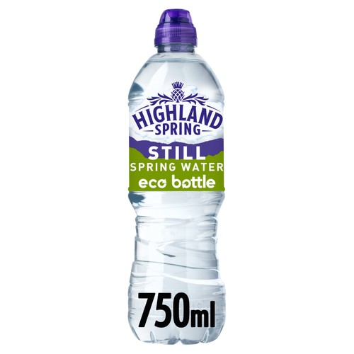 Highland Spring Eco Bottle Still Spring Water Sports Cap thumbnail 6