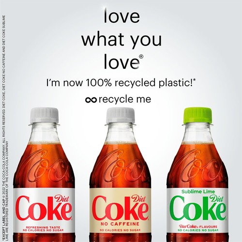 Diet Coke Sublime Lime   500ml thumbnail 2