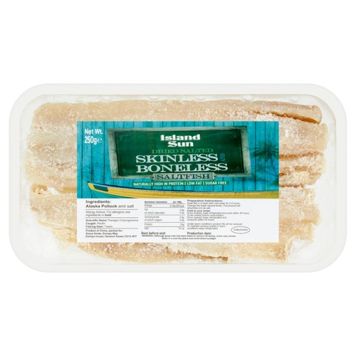 Island Sun Skinless & Boneless Saltfish