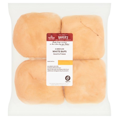 Market Street Medium White Baps