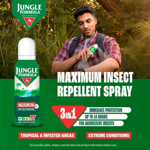 Jungle Formula Insect Repellent Maximum Aerosol thumbnail 2