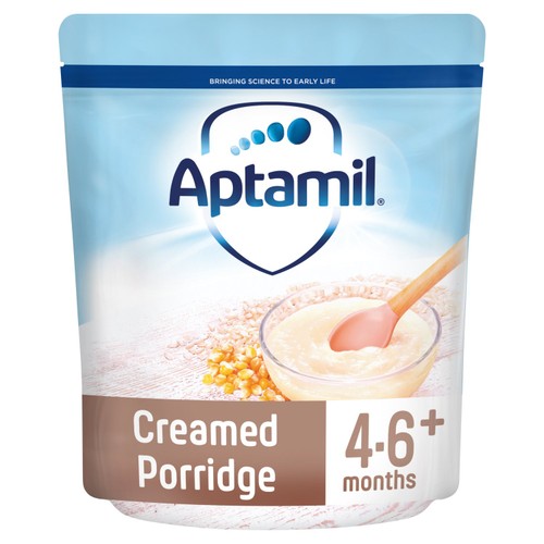 Aptamil Creamed Porridge Baby Cereal 4-6+ Months   125g