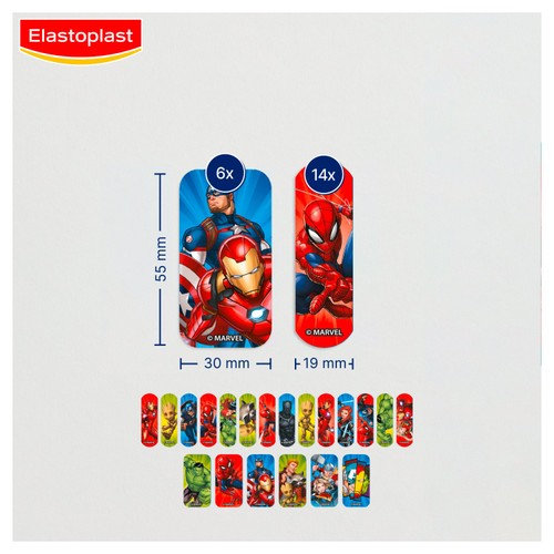 Elastoplast Marvel Kids Assorted Plasters  thumbnail 2