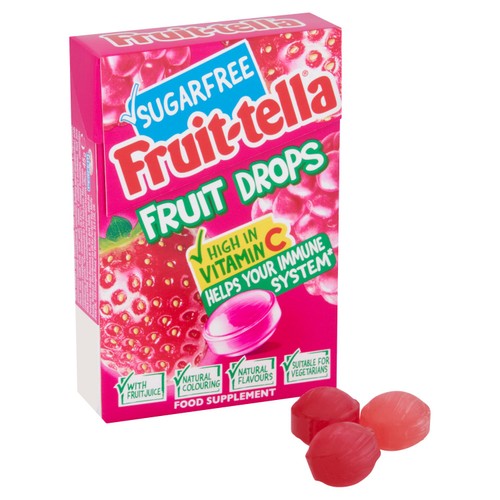 Fruittella Sugar Free Fruit Drops Redberry Mix thumbnail 2
