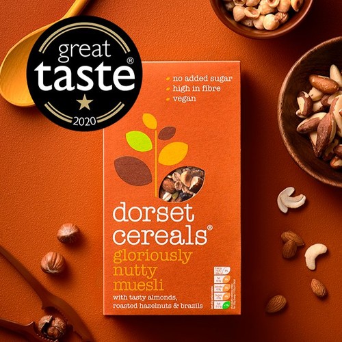 Dorset Cereals Gloriously Nutty Muesli No Added Sugar Breakfast Cereal 500g thumbnail 2