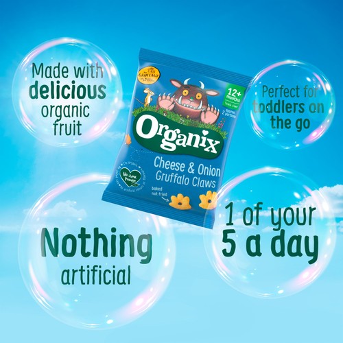 Organix Cheese & Onion Gruffalo Claws 12+ Months thumbnail 2