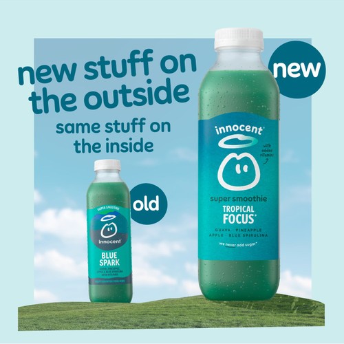 Innocent Tropical Focus, Guava & Pineapple Super Smoothie 750ml thumbnail 3