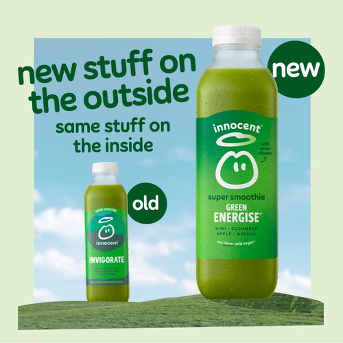Innocent Green Energise, Kiwi & Cucumber Super Smoothie 750ml thumbnail 4