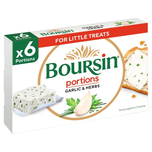 Boursin Portions Garlic & Herbs Soft French Cream Cheese thumbnail 2