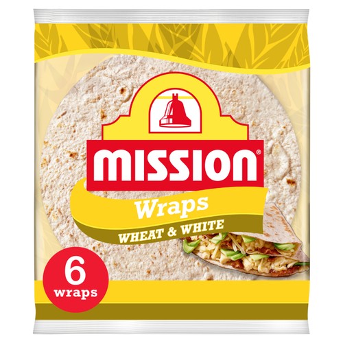 Mission Wheat & White Tortilla Wraps