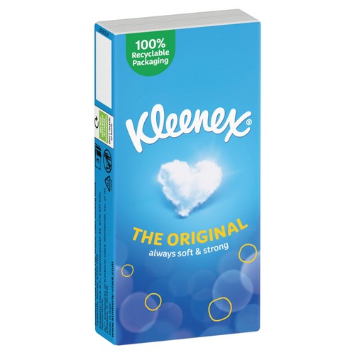Kleenex Original Pocket Packs 9 Sheets 6 Pack thumbnail 3