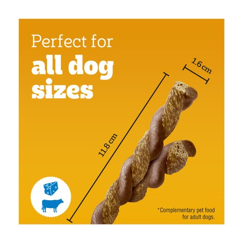 Pedigree Rodeo Duos Adult Dog Treats Beef & Cheese 7 Chews thumbnail 4