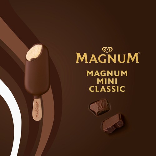 Magnum Mini Classic Ice Cream Sticks 6 x 55ml thumbnail 5