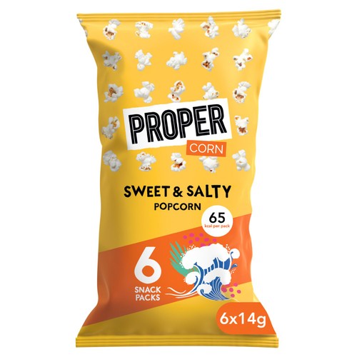 Proper Corn Sweet & Salty Popcorn 6x14g