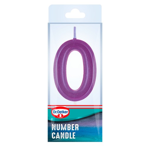 Dr. Oetker Number 0 Candle thumbnail 2