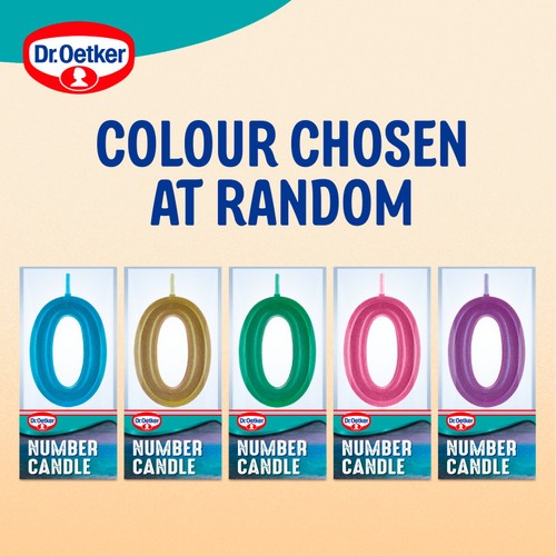 Dr. Oetker Number 0 Candle thumbnail 6