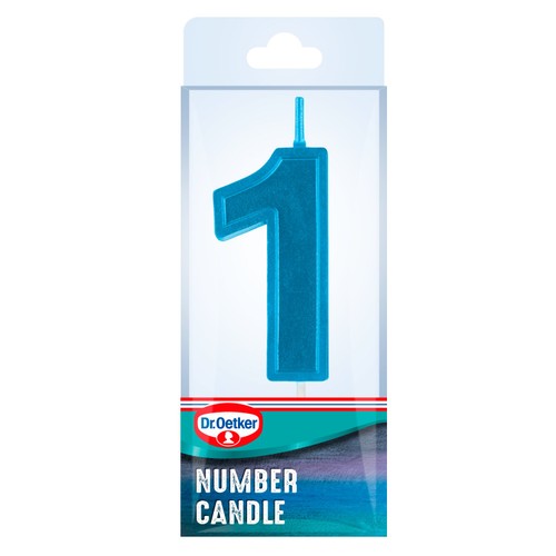 Dr. Oetker Number 1 Candle thumbnail 2