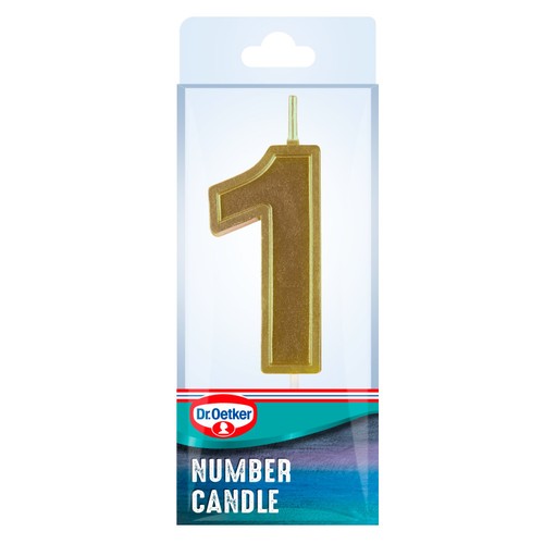 Dr. Oetker Number 1 Candle thumbnail 3