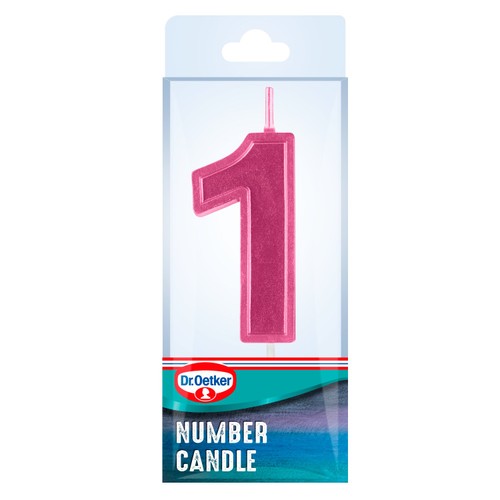 Dr. Oetker Number 1 Candle thumbnail 5