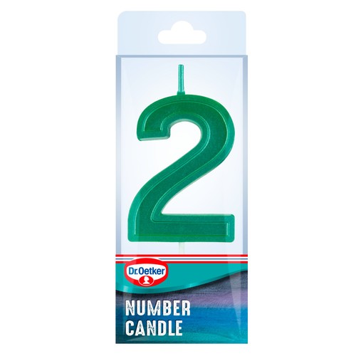 Dr. Oetker Number 2 Candle thumbnail 4