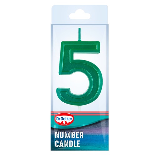 Dr. Oetker Number 5 Candle thumbnail 3