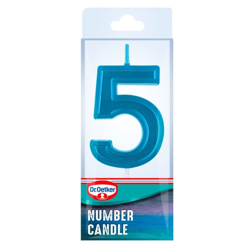 Dr. Oetker Number 5 Candle thumbnail 4