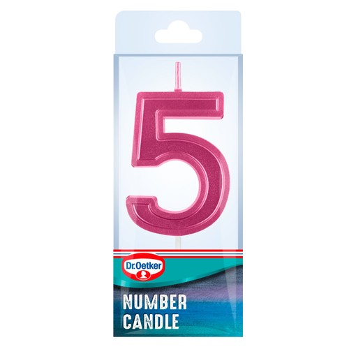Dr. Oetker Number 5 Candle thumbnail 5