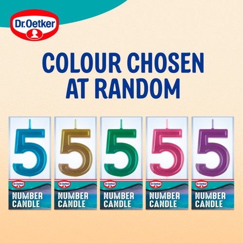 Dr. Oetker Number 5 Candle thumbnail 6