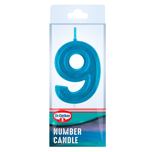Dr. Oetker Number 9 Candle thumbnail 2