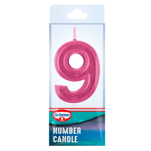 Dr. Oetker Number 9 Candle thumbnail 4