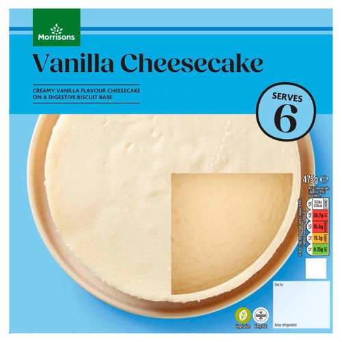 Morrisons Vanilla Cheesecake 475g