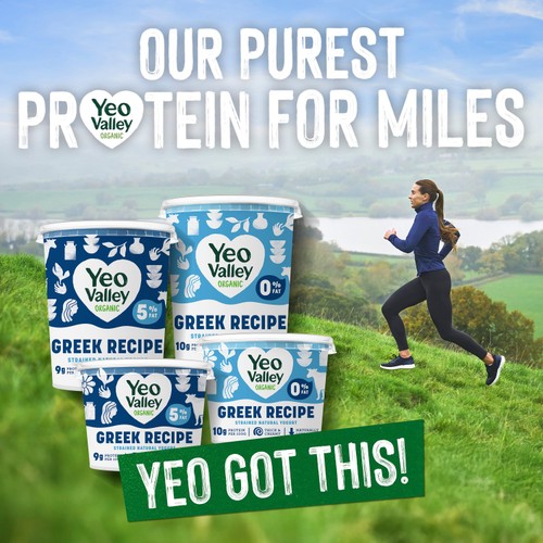 Yeo Valley Organic Greek Recipe Strained Natural Yogurt 0% Fat 450g thumbnail 3