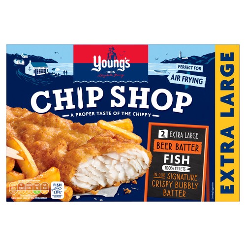 Young's Chip Shop 2 Extra Large Beer Batter Fillets