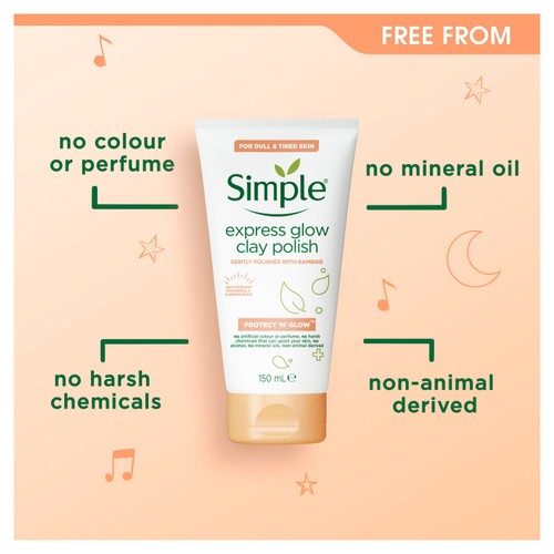 Simple Express Glow Clay Polish Protect 'N' Glow 150ml thumbnail 2