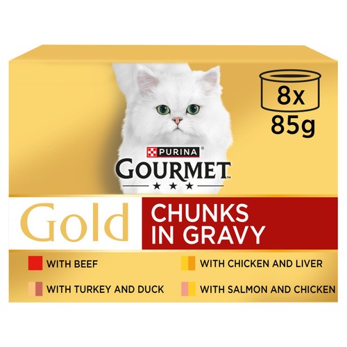 Gourmet Gold Chunks In Gravy Gravy Collection Wet Cat Food